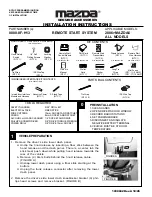 Mazda 6 2006 Installation Instructions Manual предпросмотр