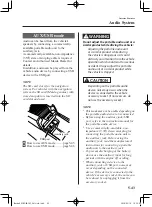 Предварительный просмотр 337 страницы Mazda 6 2017 Owner'S Manual