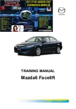 Предварительный просмотр 1 страницы Mazda 6 Facelift 2005 Training Manual