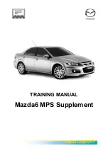 Предварительный просмотр 1 страницы Mazda 6 MPS 2005 Training Manual Supplement