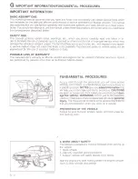 Предварительный просмотр 11 страницы Mazda 626 1989 Workshop Manual