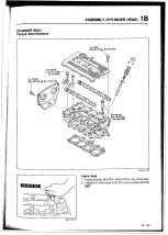 Предварительный просмотр 37 страницы Mazda 626 1989 Workshop Manual