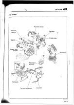 Предварительный просмотр 91 страницы Mazda 626 1989 Workshop Manual