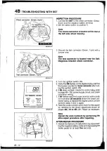 Предварительный просмотр 98 страницы Mazda 626 1989 Workshop Manual