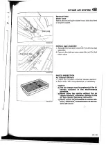 Предварительный просмотр 115 страницы Mazda 626 1989 Workshop Manual