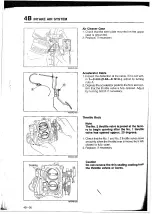 Предварительный просмотр 116 страницы Mazda 626 1989 Workshop Manual