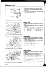 Предварительный просмотр 124 страницы Mazda 626 1989 Workshop Manual