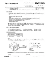 Предварительный просмотр 225 страницы Mazda 626 1989 Workshop Manual