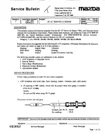 Предварительный просмотр 262 страницы Mazda 626 1989 Workshop Manual