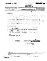 Предварительный просмотр 275 страницы Mazda 626 1989 Workshop Manual