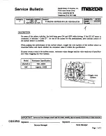 Предварительный просмотр 283 страницы Mazda 626 1989 Workshop Manual