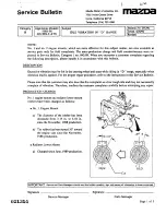 Предварительный просмотр 301 страницы Mazda 626 1989 Workshop Manual