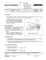 Предварительный просмотр 304 страницы Mazda 626 1989 Workshop Manual