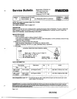 Предварительный просмотр 321 страницы Mazda 626 1989 Workshop Manual