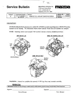 Предварительный просмотр 455 страницы Mazda 626 1989 Workshop Manual