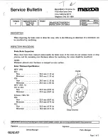 Предварительный просмотр 479 страницы Mazda 626 1989 Workshop Manual