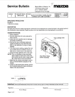 Предварительный просмотр 535 страницы Mazda 626 1989 Workshop Manual