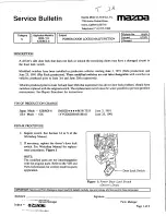 Предварительный просмотр 585 страницы Mazda 626 1989 Workshop Manual