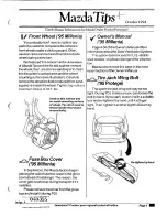 Предварительный просмотр 668 страницы Mazda 626 1989 Workshop Manual