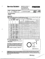 Предварительный просмотр 694 страницы Mazda 626 1989 Workshop Manual