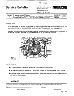 Предварительный просмотр 705 страницы Mazda 626 1989 Workshop Manual