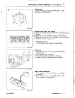 Предварительный просмотр 723 страницы Mazda 626 1989 Workshop Manual