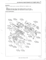 Предварительный просмотр 29 страницы Mazda 626 MX-6 Workshop Manual