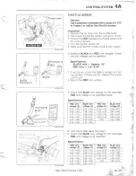 Предварительный просмотр 215 страницы Mazda 626 MX-6 Workshop Manual