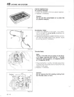 Предварительный просмотр 260 страницы Mazda 626 MX-6 Workshop Manual