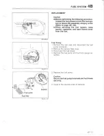 Предварительный просмотр 293 страницы Mazda 626 MX-6 Workshop Manual