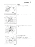 Предварительный просмотр 295 страницы Mazda 626 MX-6 Workshop Manual