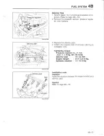 Предварительный просмотр 297 страницы Mazda 626 MX-6 Workshop Manual