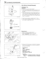 Предварительный просмотр 406 страницы Mazda 626 MX-6 Workshop Manual