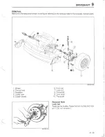 Предварительный просмотр 698 страницы Mazda 626 MX-6 Workshop Manual