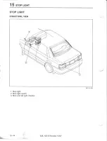 Предварительный просмотр 1104 страницы Mazda 626 MX-6 Workshop Manual