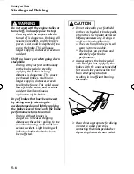 Предварительный просмотр 166 страницы Mazda Automobile Manual