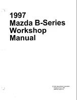 Mazda B-Series 1997 Workshop Manual предпросмотр