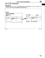 Предварительный просмотр 7 страницы Mazda B-Series 1997 Workshop Manual