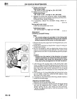 Предварительный просмотр 69 страницы Mazda B-Series 1997 Workshop Manual