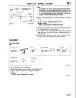 Предварительный просмотр 106 страницы Mazda B-Series 1997 Workshop Manual