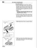 Предварительный просмотр 142 страницы Mazda B-Series 1997 Workshop Manual