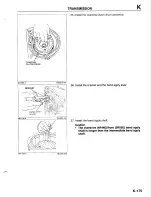 Предварительный просмотр 920 страницы Mazda B-Series 1997 Workshop Manual