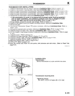 Предварительный просмотр 936 страницы Mazda B-Series 1997 Workshop Manual