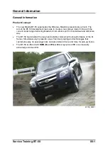 Предварительный просмотр 9 страницы Mazda B-Series Training Manual