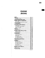 Предварительный просмотр 36 страницы Mazda B2200 1992 Workshop Manual