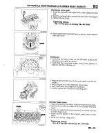 Предварительный просмотр 124 страницы Mazda B2200 1992 Workshop Manual