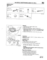 Предварительный просмотр 128 страницы Mazda B2200 1992 Workshop Manual