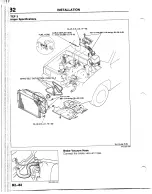 Предварительный просмотр 187 страницы Mazda B2200 1992 Workshop Manual