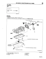 Предварительный просмотр 202 страницы Mazda B2200 1992 Workshop Manual