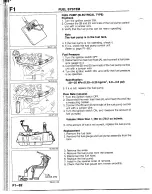 Предварительный просмотр 301 страницы Mazda B2200 1992 Workshop Manual